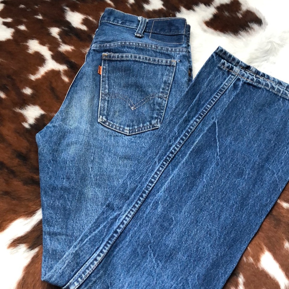 Orange Tab Levi’s jeans